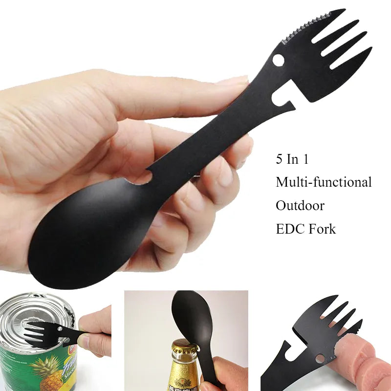 5-in-1 Multi-functional Camping Utensil