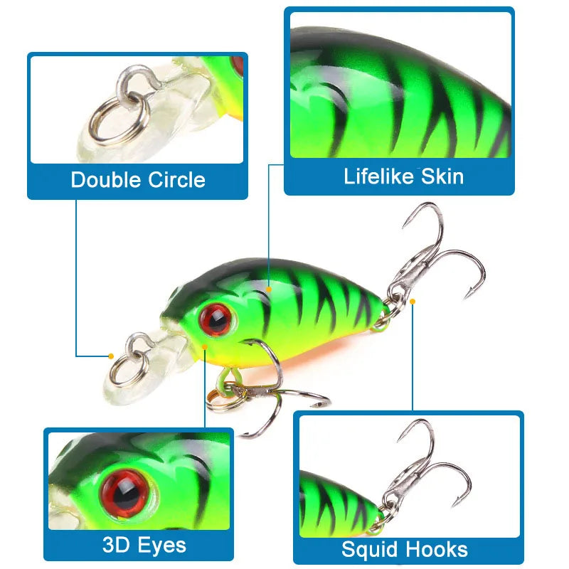 Aukuma Crankbait Fishing Lures